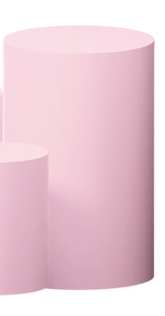 Capa Cilindro Rosa Bebê Grande  - A casa do pegue e monte 