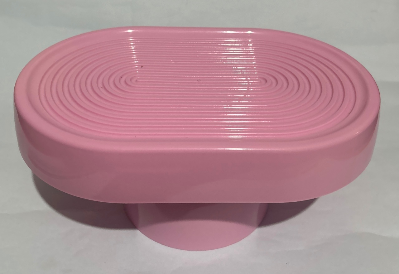 Porta Doce Rosa Oval Médio - A casa do pegue e monte 