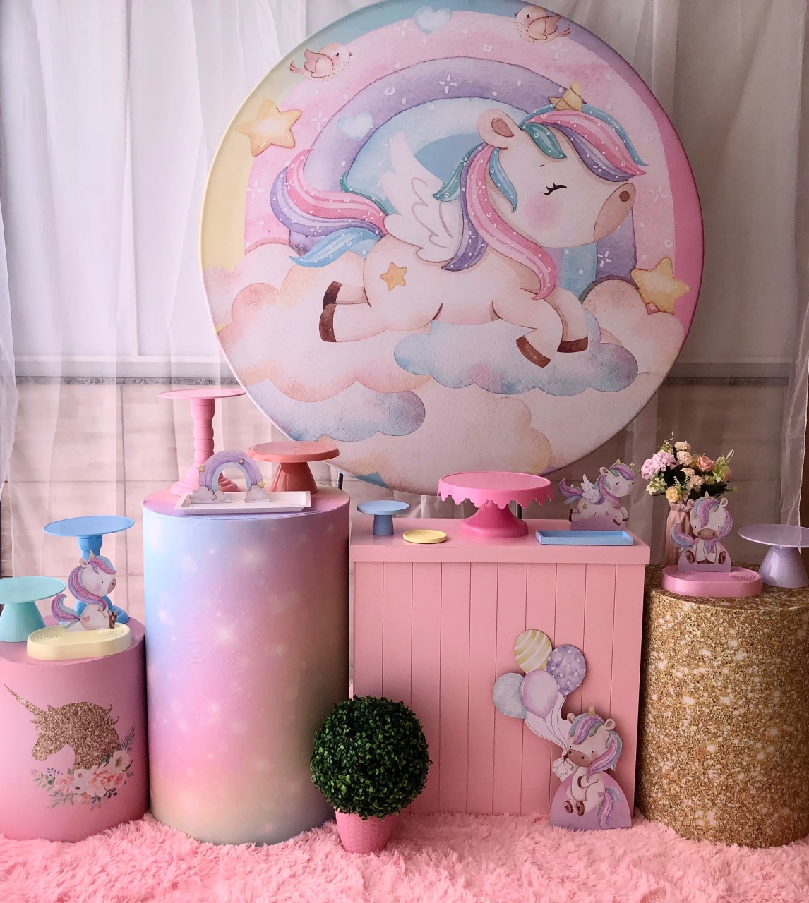 Unicórnio Baby  - A casa do pegue e monte 