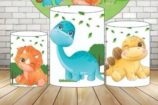 Capa Cilindro Dino S/  Cilindro     - A casa do pegue e monte 