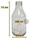 Vaso Kit C/20 Unidades Arranjo de Mesa Garrafinhas - imagem 2
