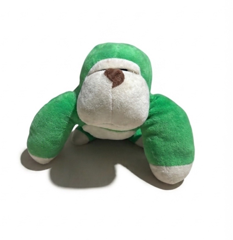 Urso Macaquinho Verde - A casa do pegue e monte 