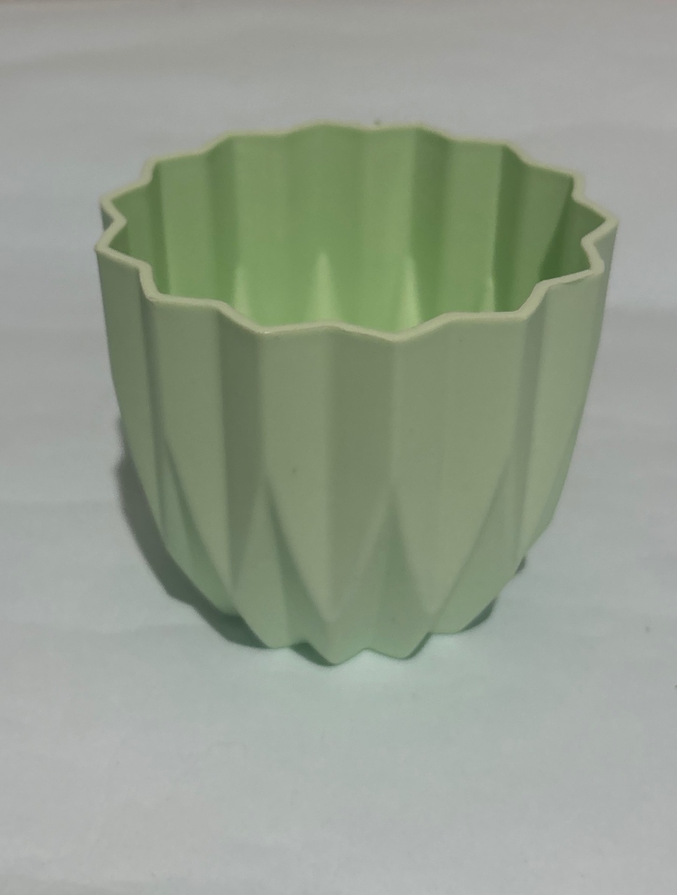 Vaso de Mesa Mini Verde Menta  Claro C/ Arranjo      - A casa do pegue e monte 