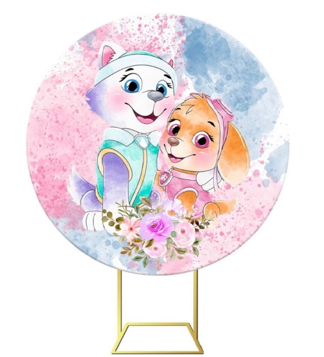 Capa Painel Patrulha Canina   S/ Armação  - A casa do pegue e monte 