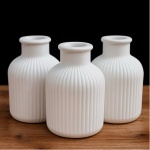Vaso Kit C/15 Unidades Arranjo de Mesa Garrafinhas Brancas - imagem 3