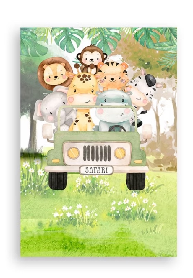Capa Painel Safari Baby - A casa do pegue e monte 