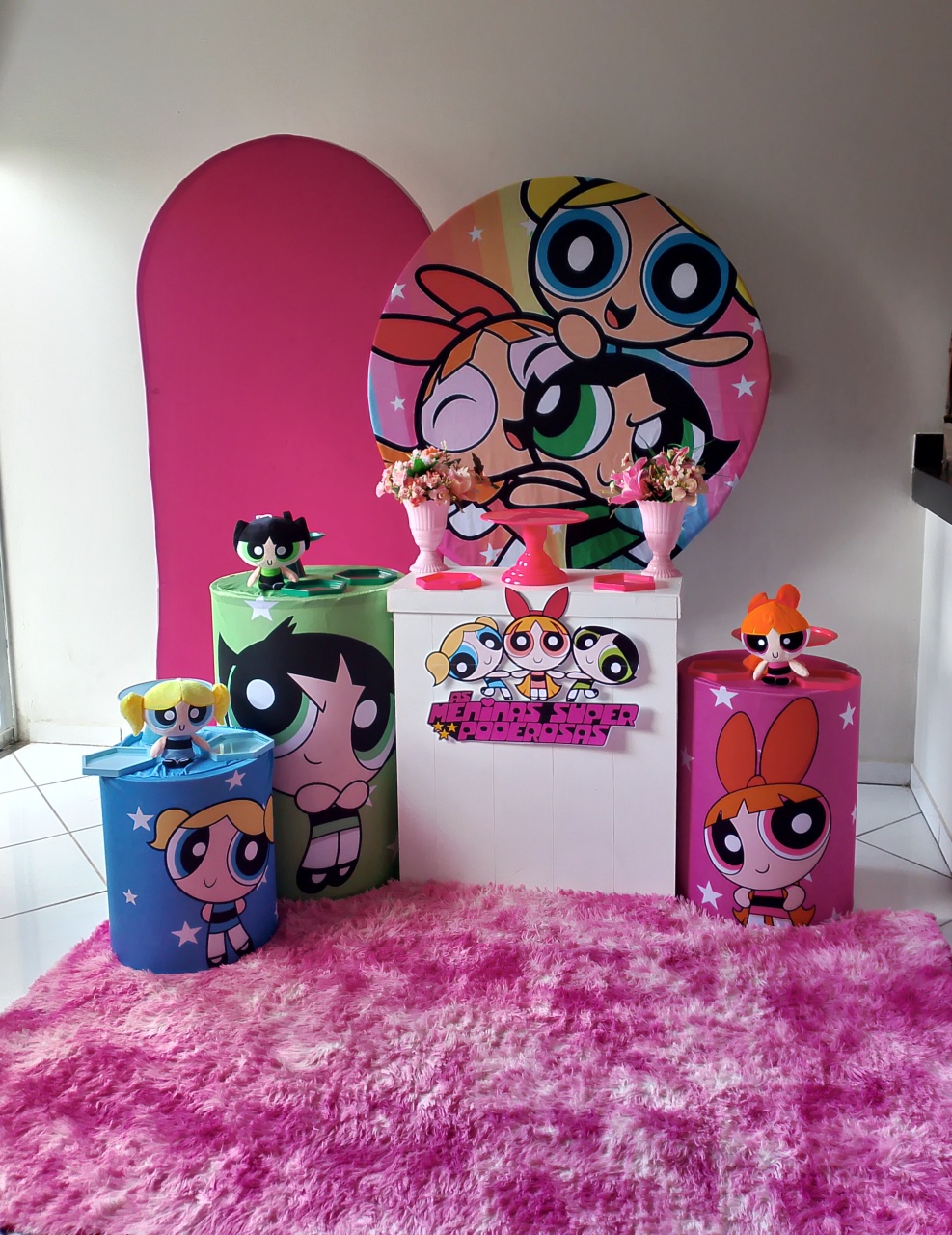 Kit As Meninas Super Poderosas Ouro - Lana Festas 