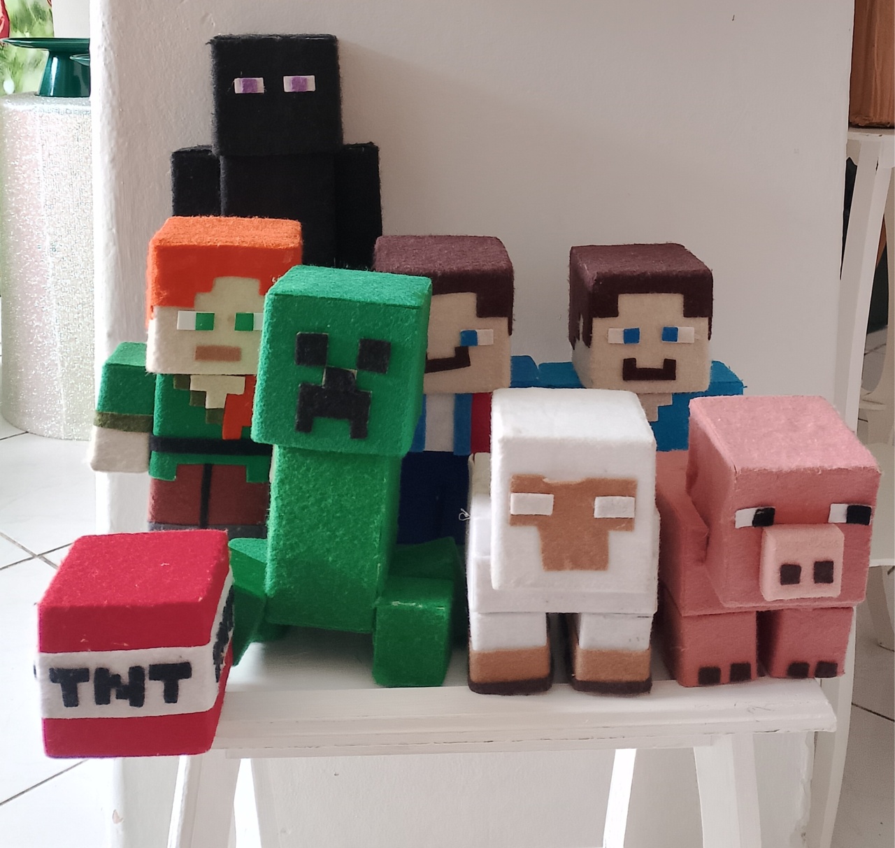 Kit Pelúcias Minecraft  - Lana Festas 