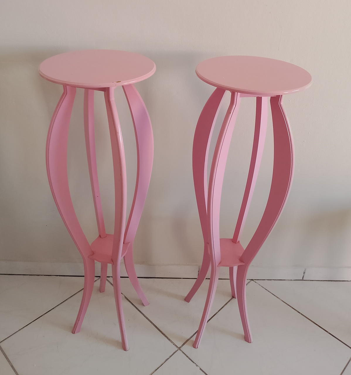 Kit 2 Mesinhas Rosas - Lana Festas 