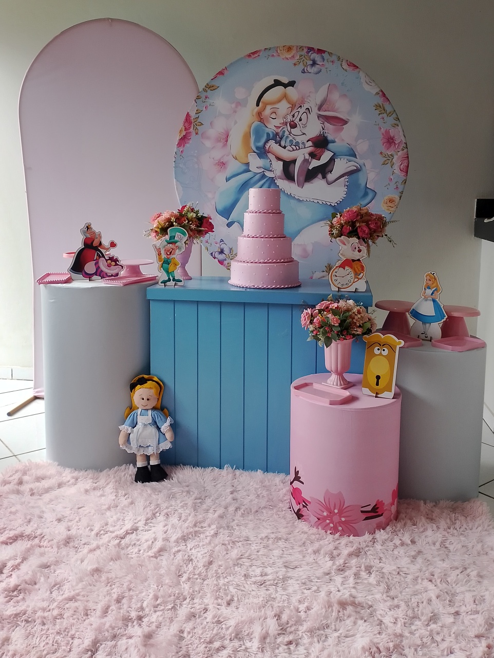 Kit Alice Ouro - Lana Festas 