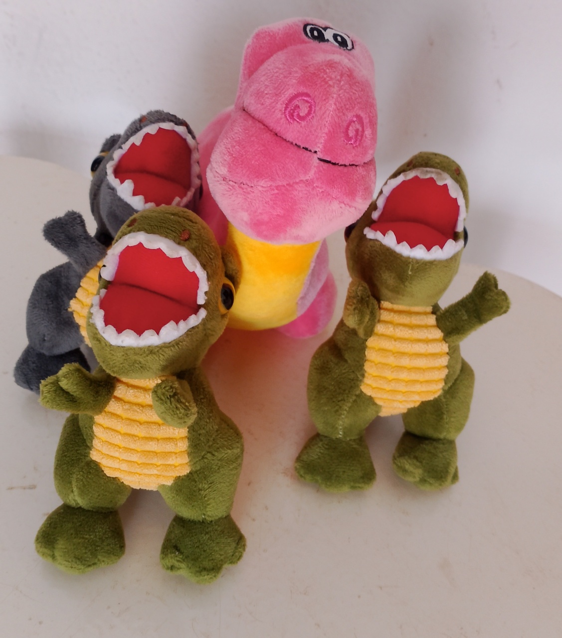 Kit 4 Pelúcias Baby Dino  - Lana Festas 