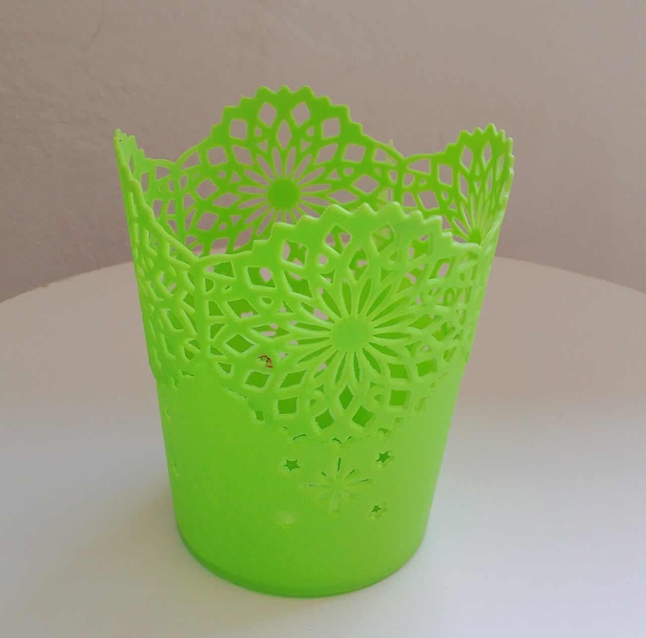 Vaso Verde Rendinha  - Lana Festas 