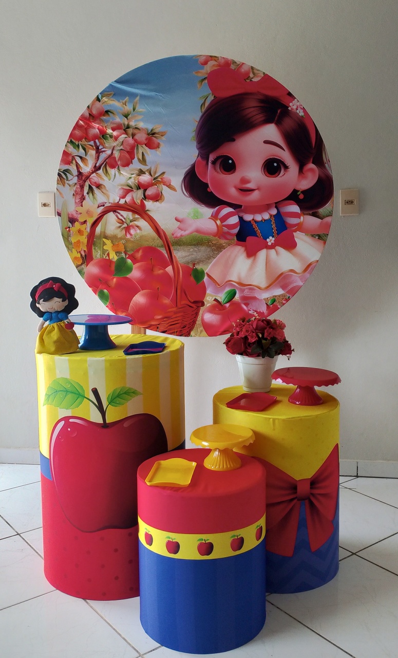 Kit Branca de Neve Cute Bronze  - Lana Festas 