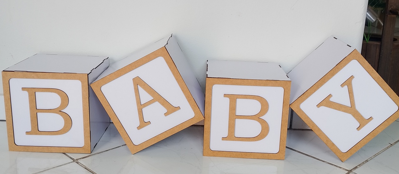Kit Cubo Baby M - Lana Festas 