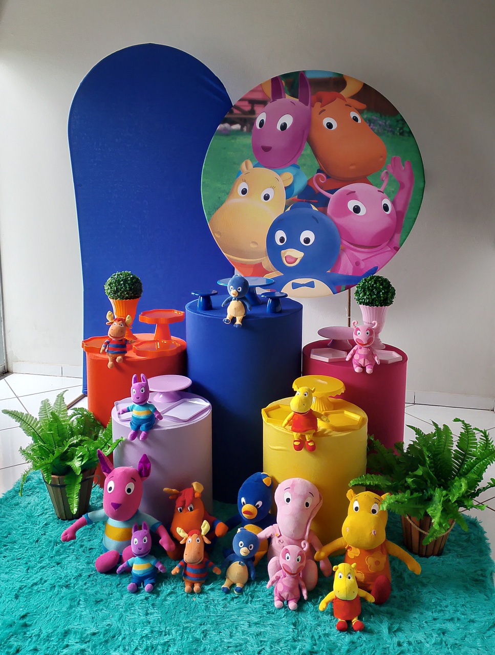 Kit Backyardigans Ouro 2 - Lana Festas 