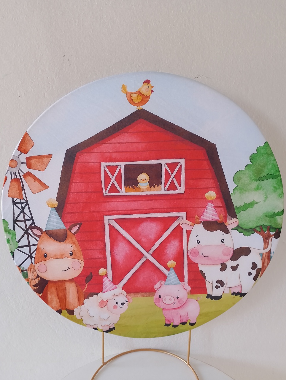 Capa Mini Painel Fazendinha - Lana Festas 