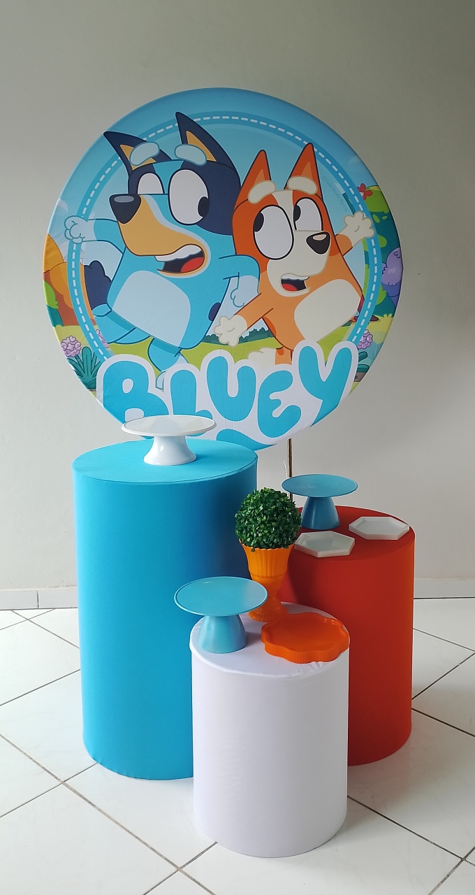 Kit Bluey Bronze  - Lana Festas 