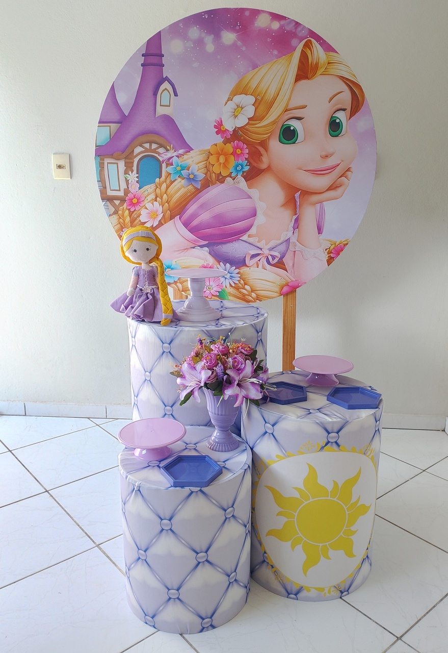 Kit Rapunzel Bronze - Lana Festas 