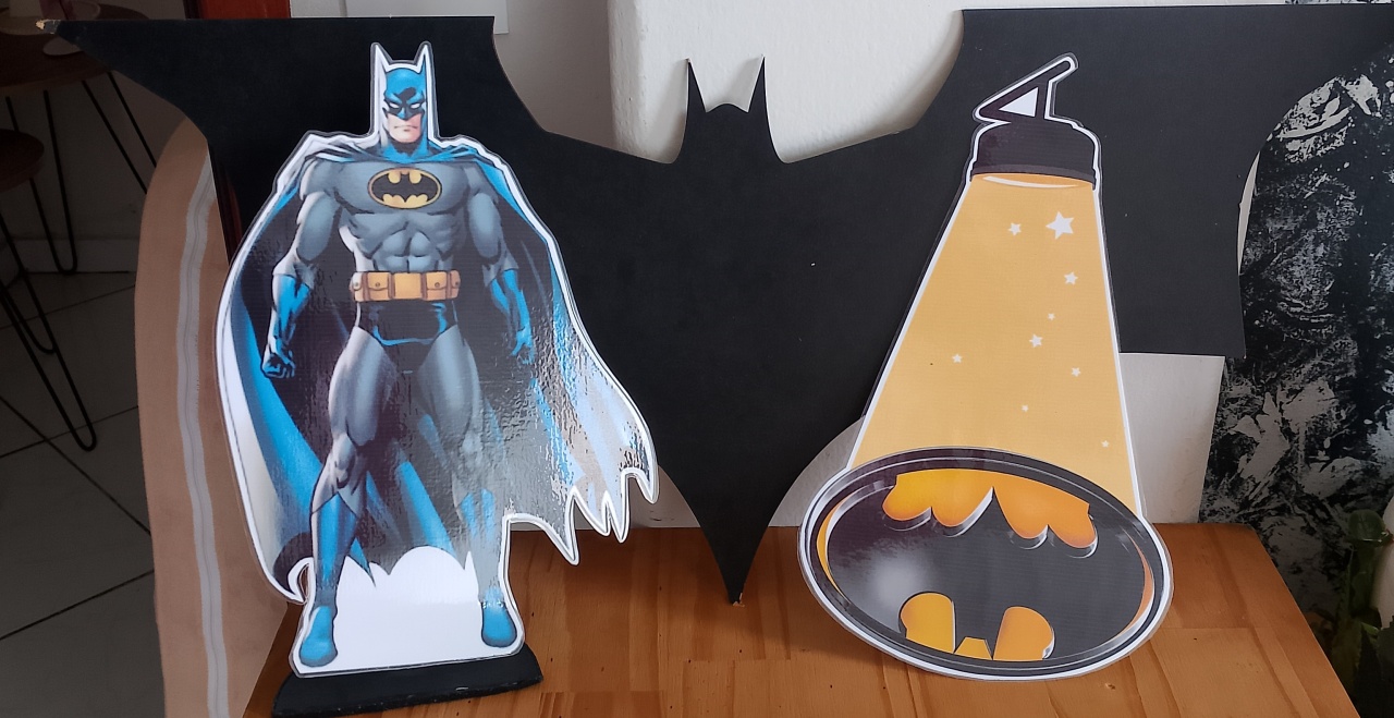 Kit 3 Display Batman  - Lana Festas 
