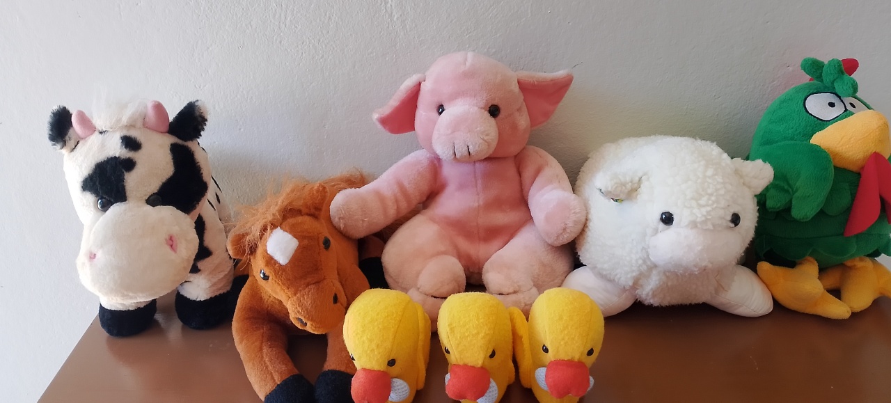 Kit Pelúcias Fazendinha - Lana Festas 
