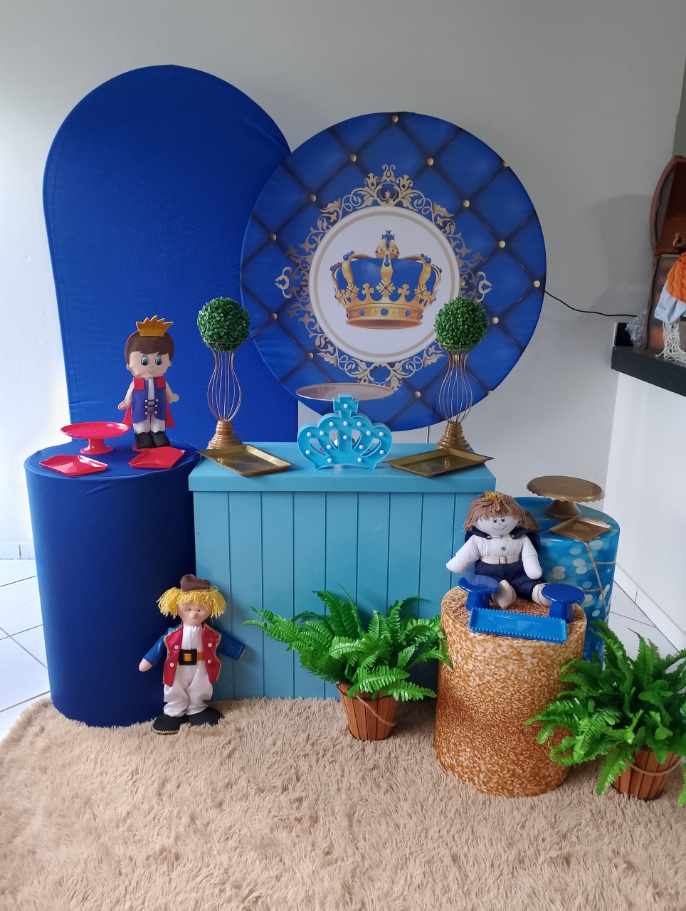Kit Coroa Ouro  - Lana Festas 