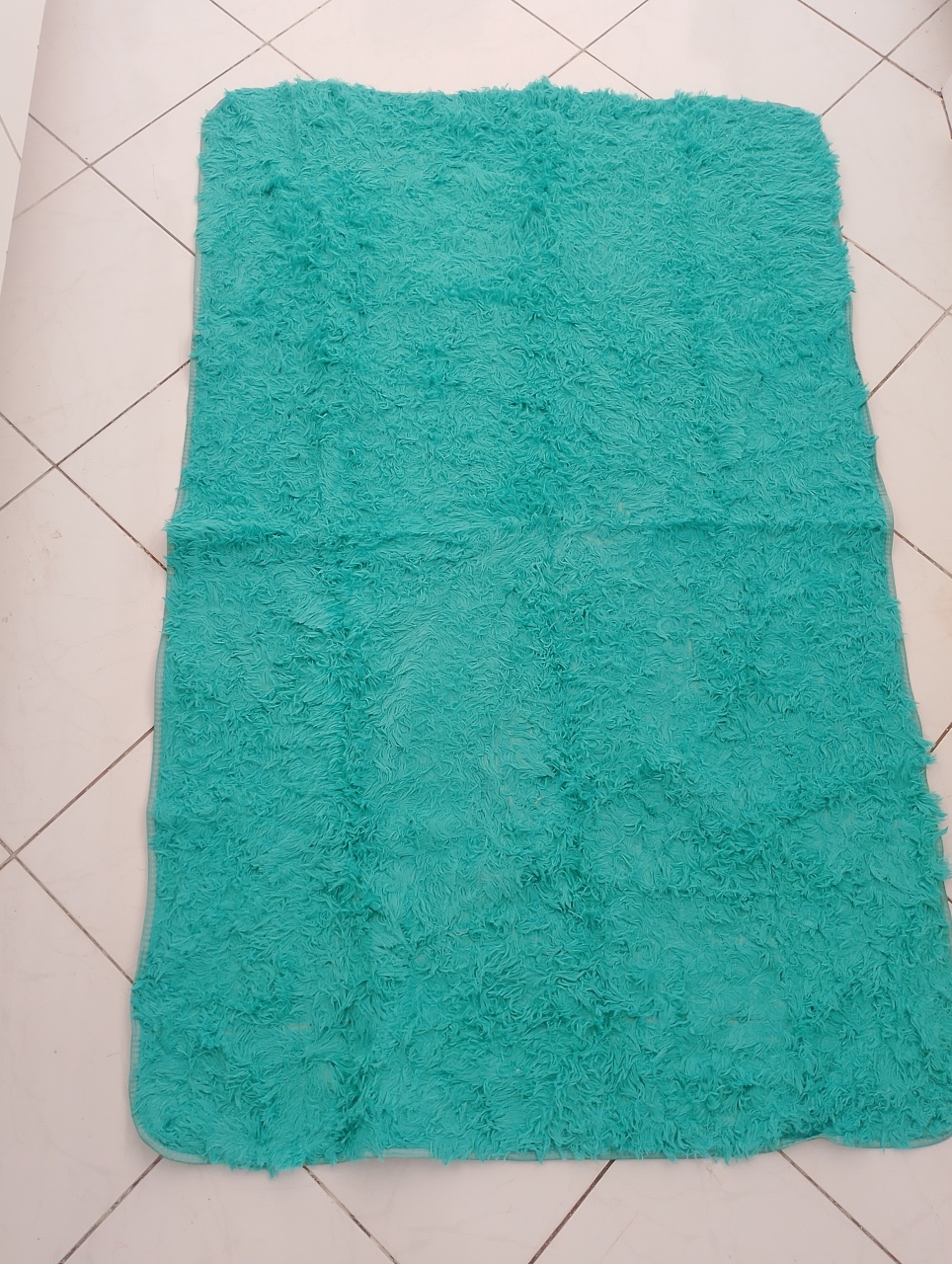 Tapete Peludo Azul  - Lana Festas 