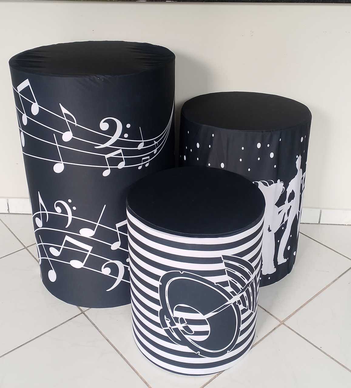 Kit Capas Cilindros Anos 80 - Lana Festas 