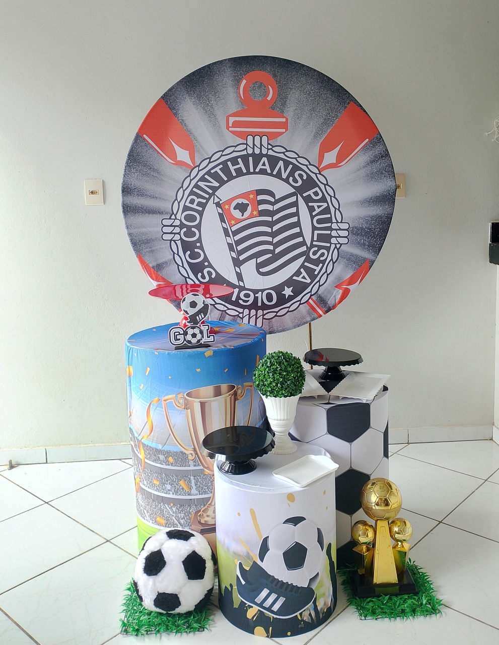 Kit Corinthians Bronze  - Lana Festas 