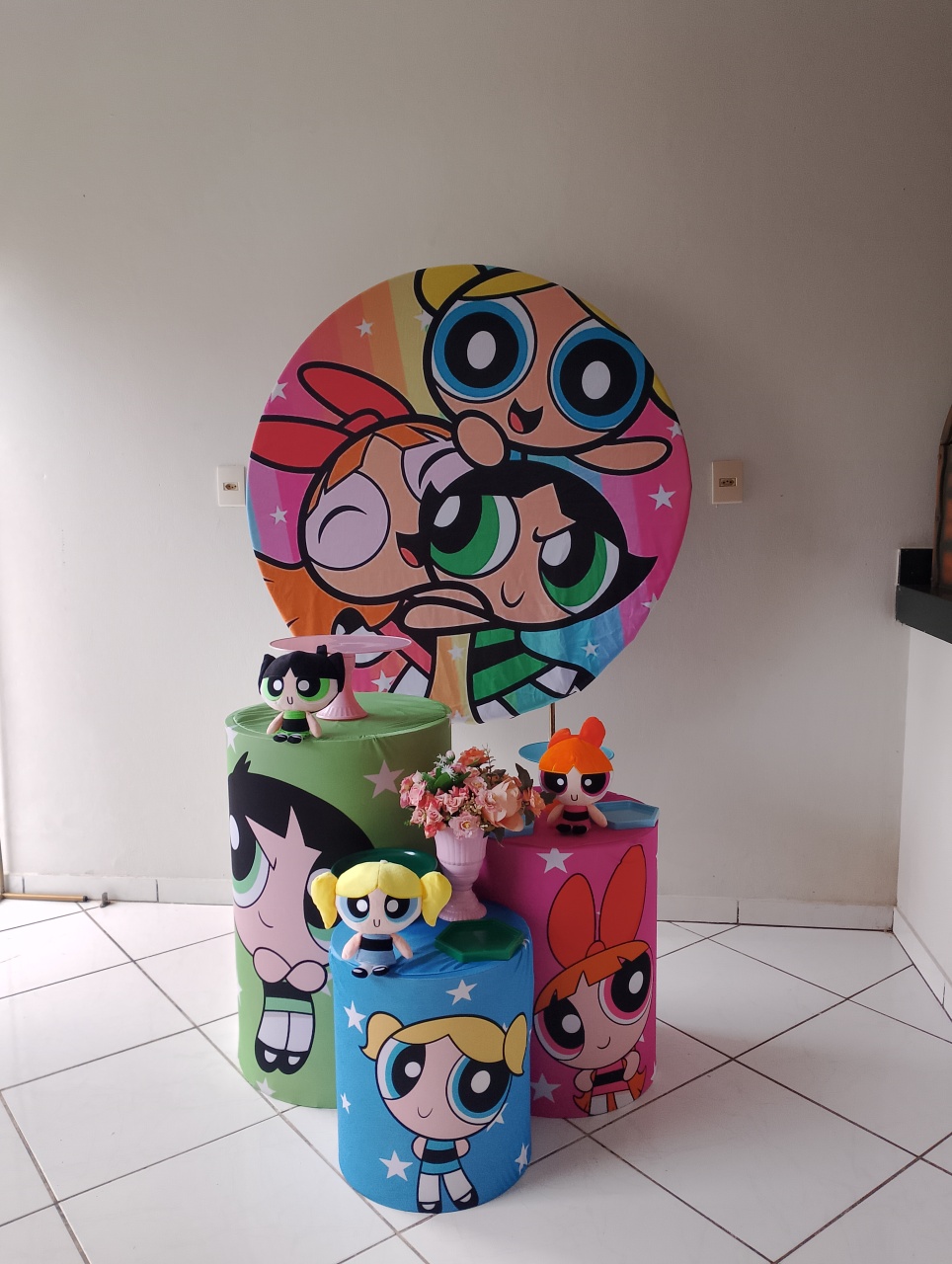 Kit As Meninas Super Poderosas Bronze  - Lana Festas 