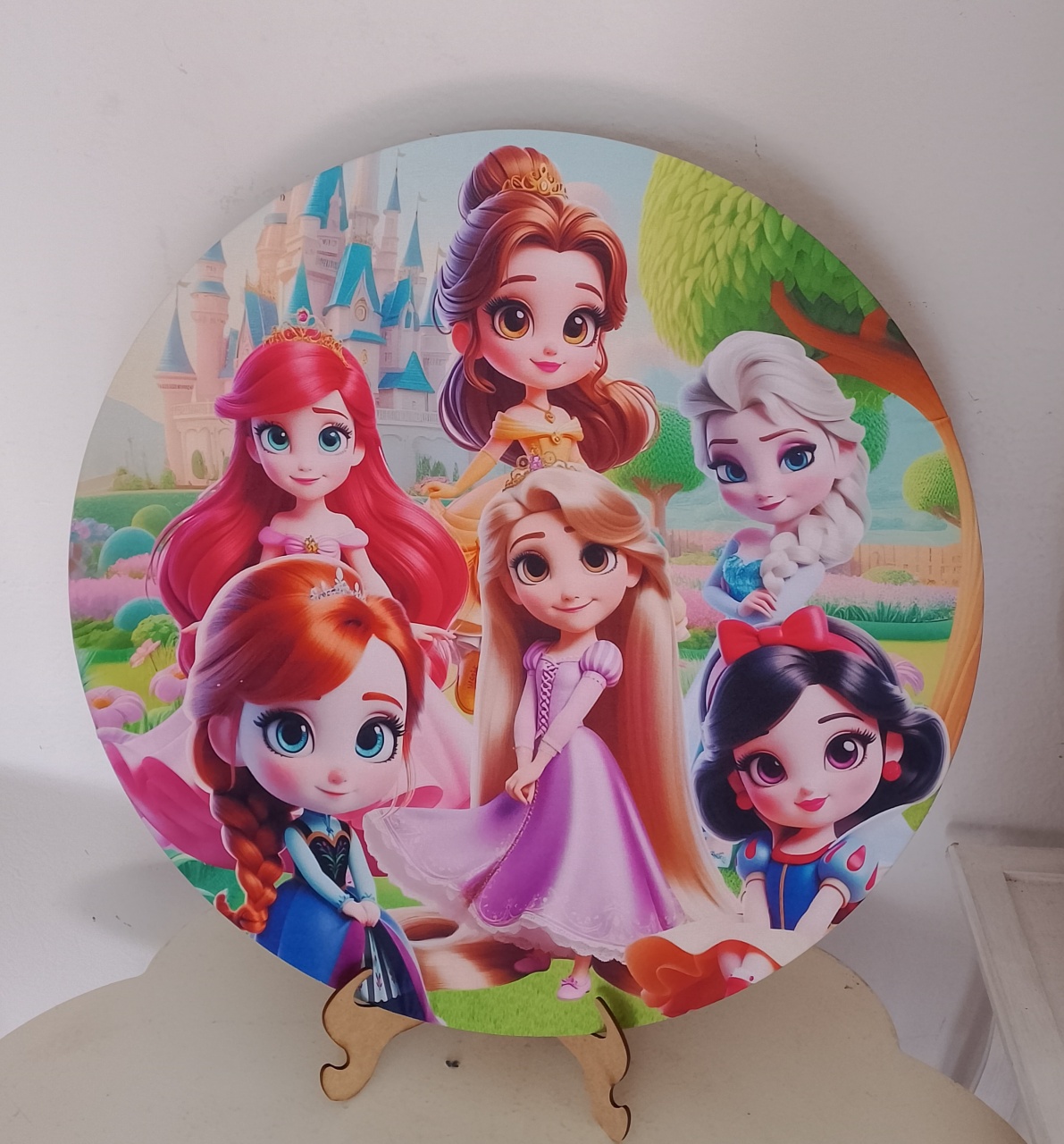 Capa Mini Painel Princesas  - Lana Festas 