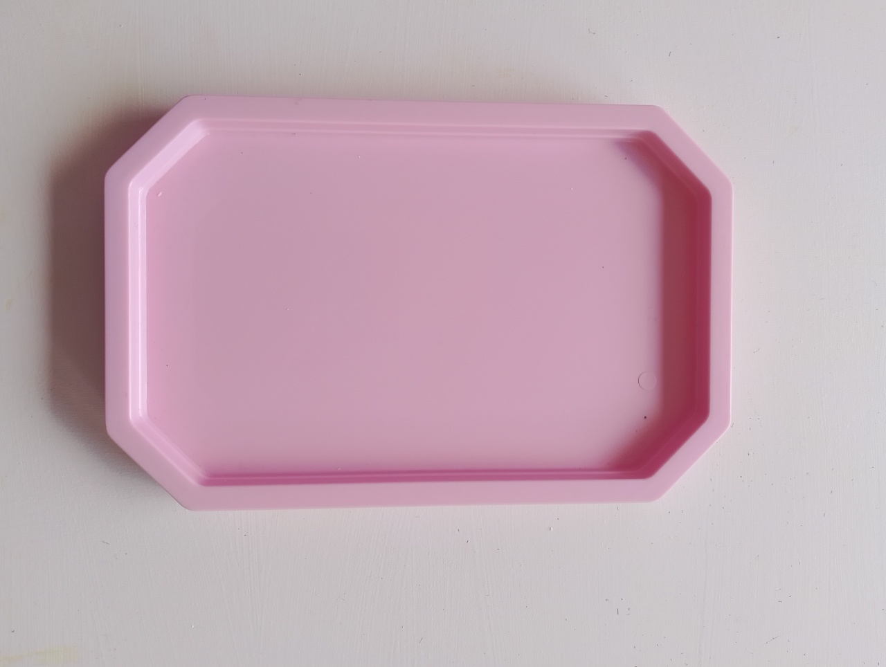 Bandeja Rosa Bebê Lapidada - Lana Festas 
