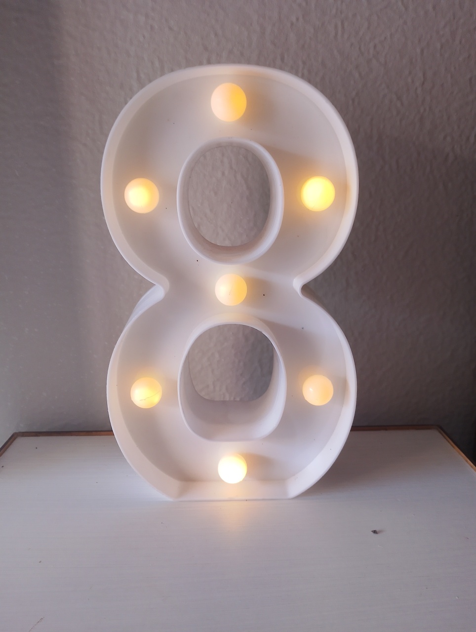 Led Número 8 - Lana Festas 