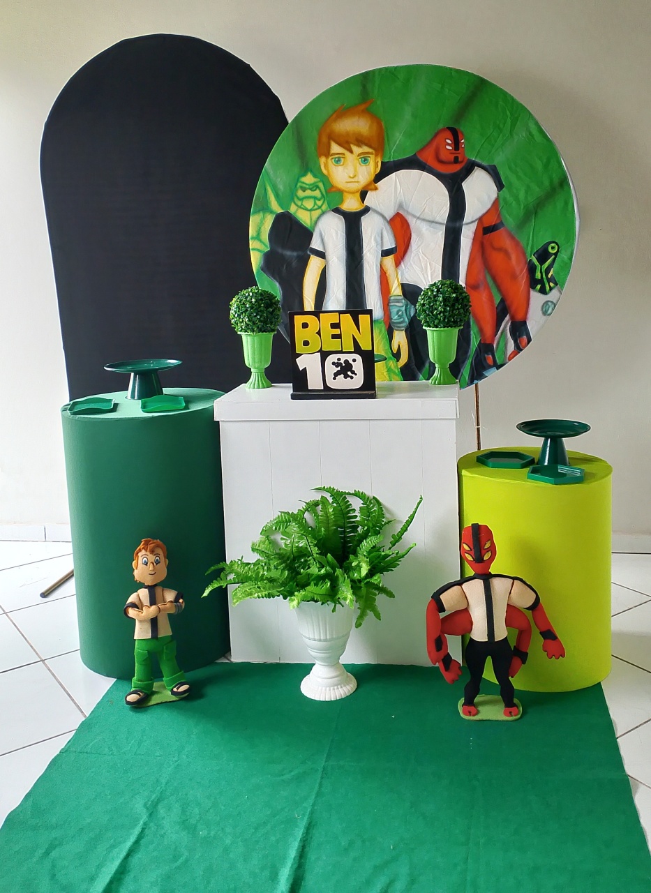 Kit Ben 10 Prata - Lana Festas 
