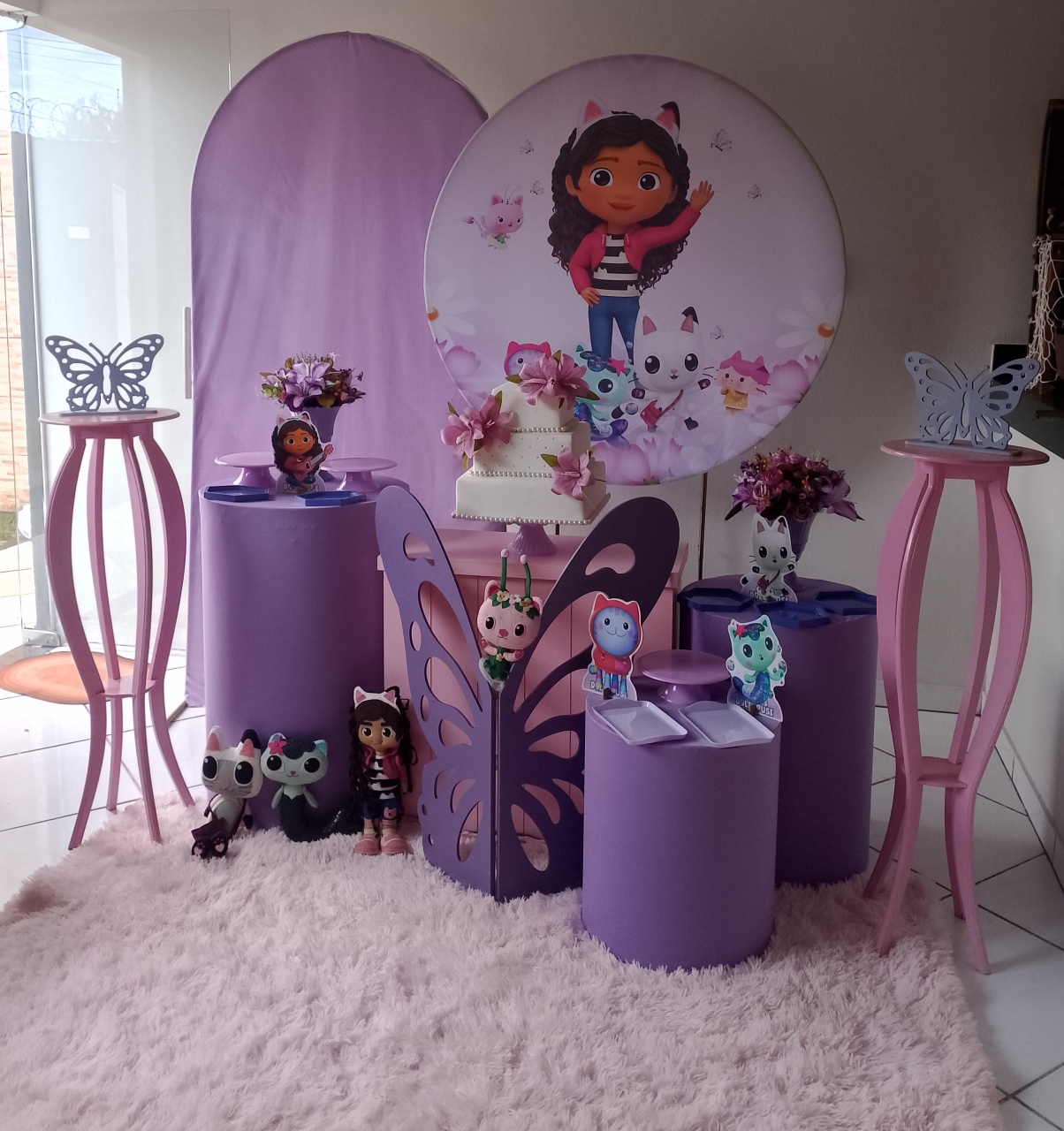 Kit A Casa Mágica da Gabby Ouro  - Lana Festas 
