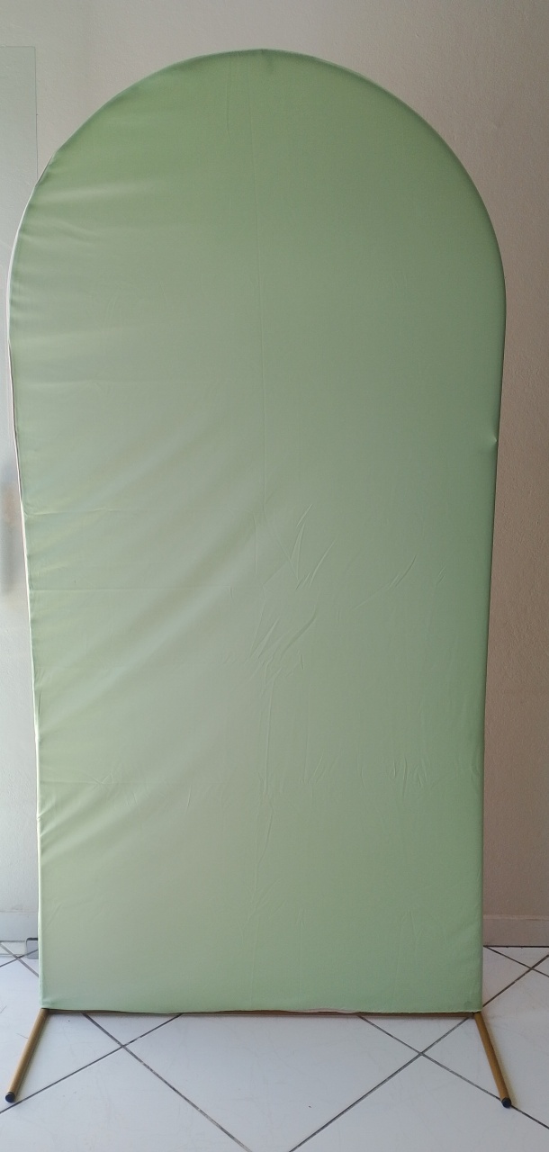 Capa Painel Romano Verde Pistache  - Lana Festas 