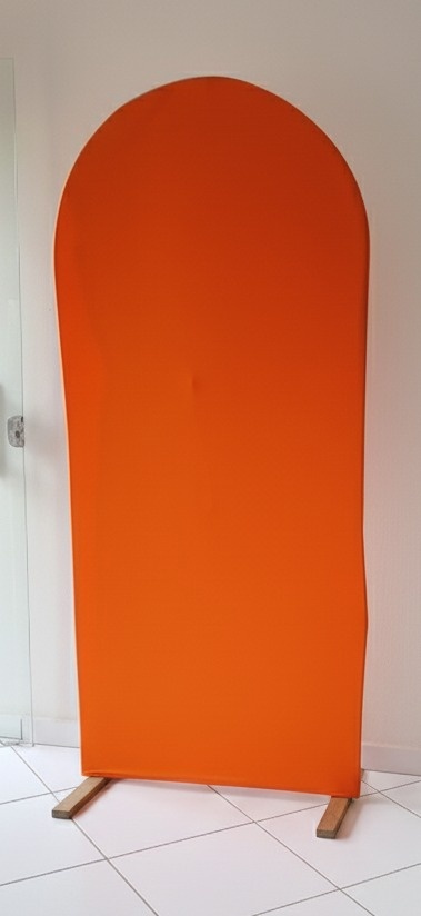 Capa Painel Romano Laranja  - Lana Festas 