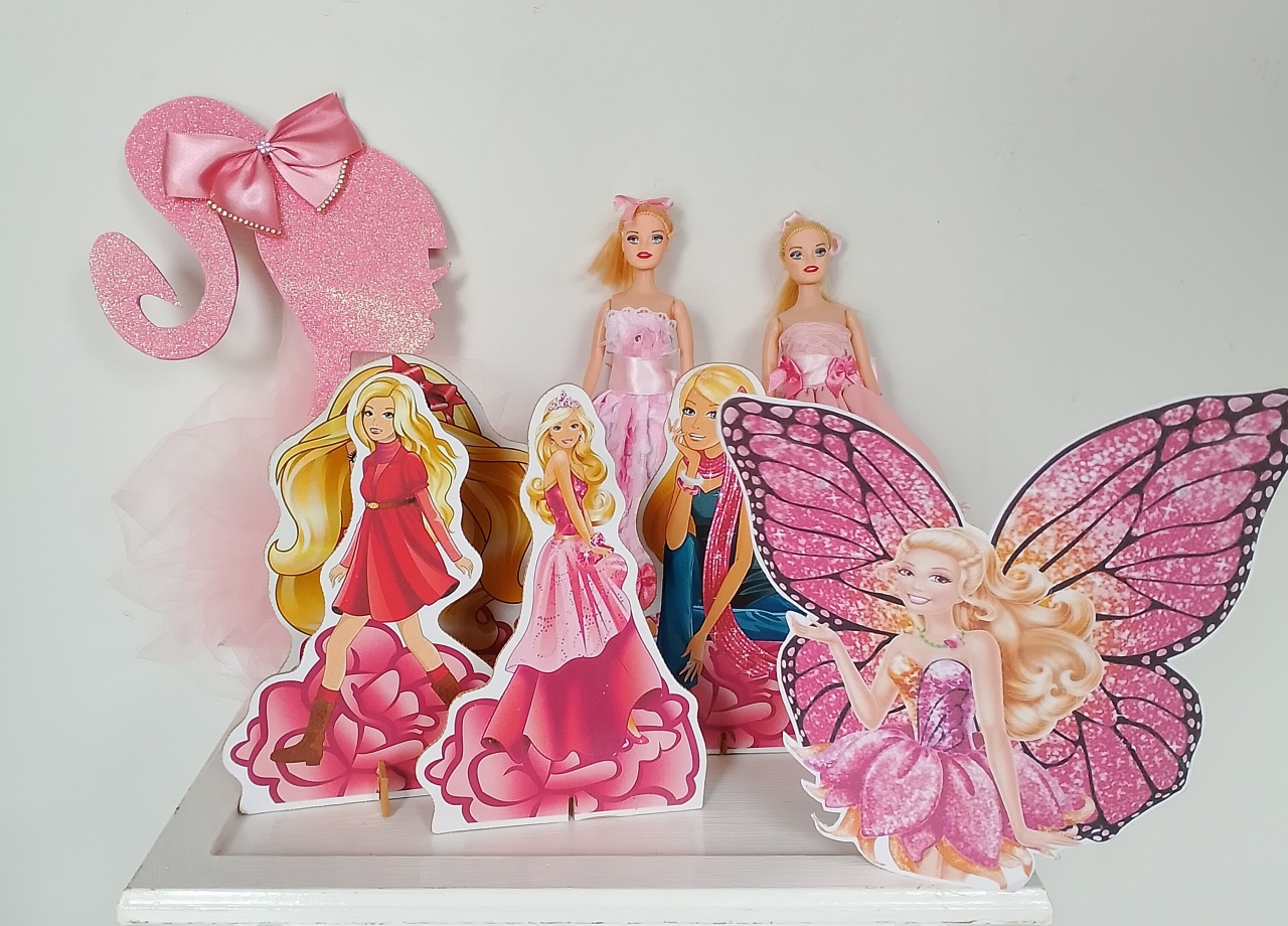 Kit Display Barbie  - Lana Festas 