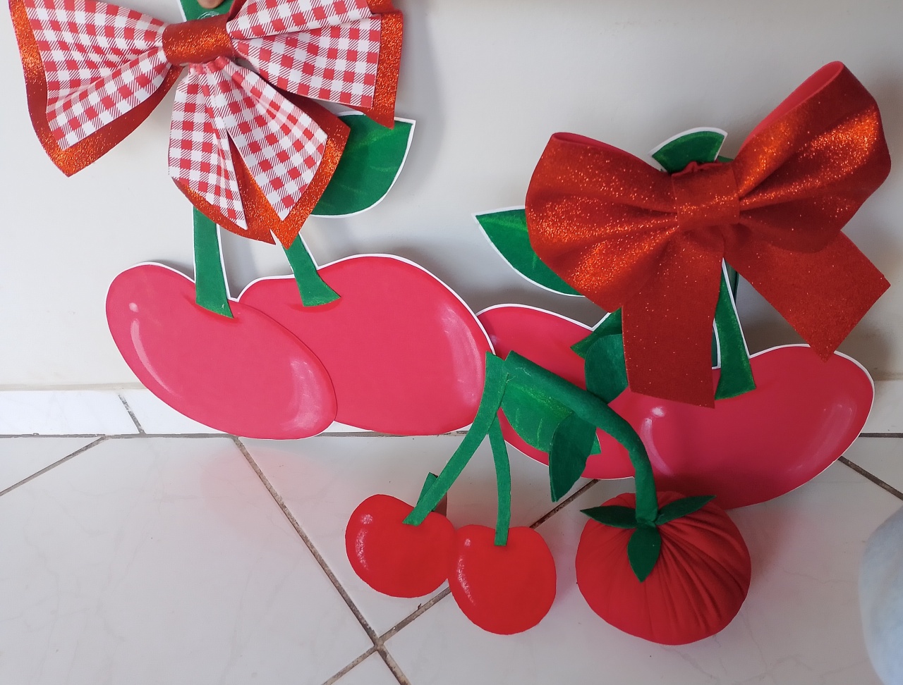 Kit 4 Display Cereja  - Lana Festas 