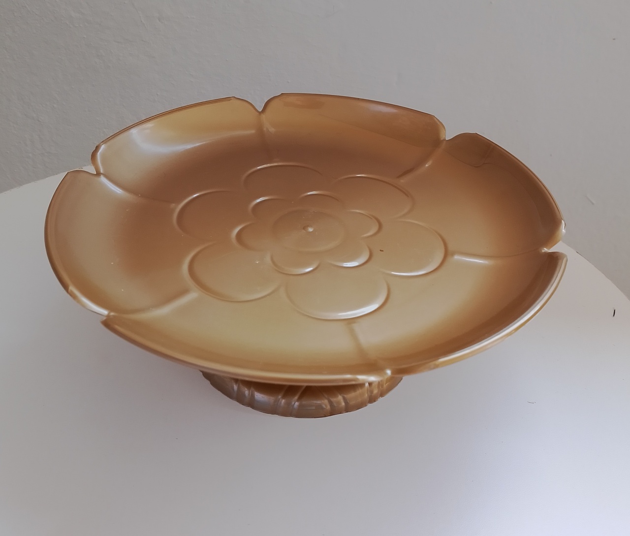 Porta Docinhos Dourado Flor  - Lana Festas 