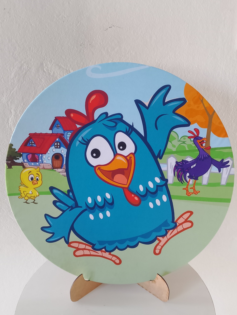 Capa Mini Painel Galinha Pintadinha - Lana Festas 