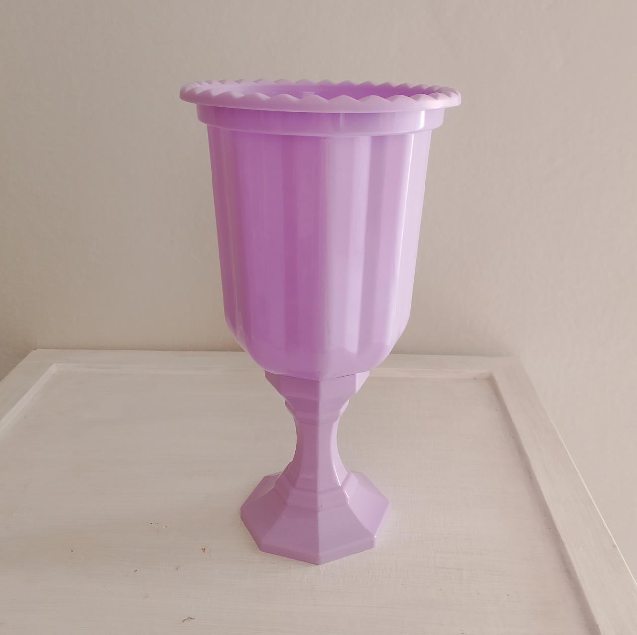 Vaso Diamante Injetado Lilás  - Lana Festas 