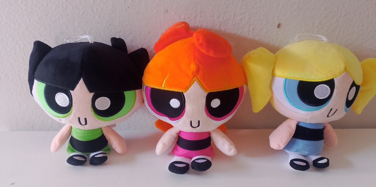 Kit 3 Pelúcias As Meninas Super Poderosas  - Lana Festas 