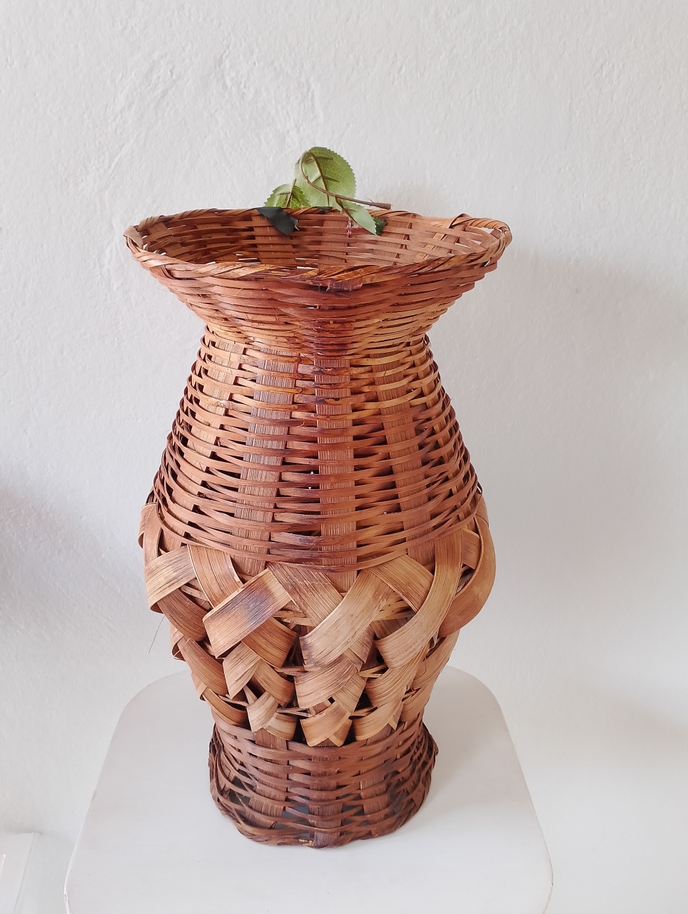 Vaso Garrafa de Vime - Lana Festas 