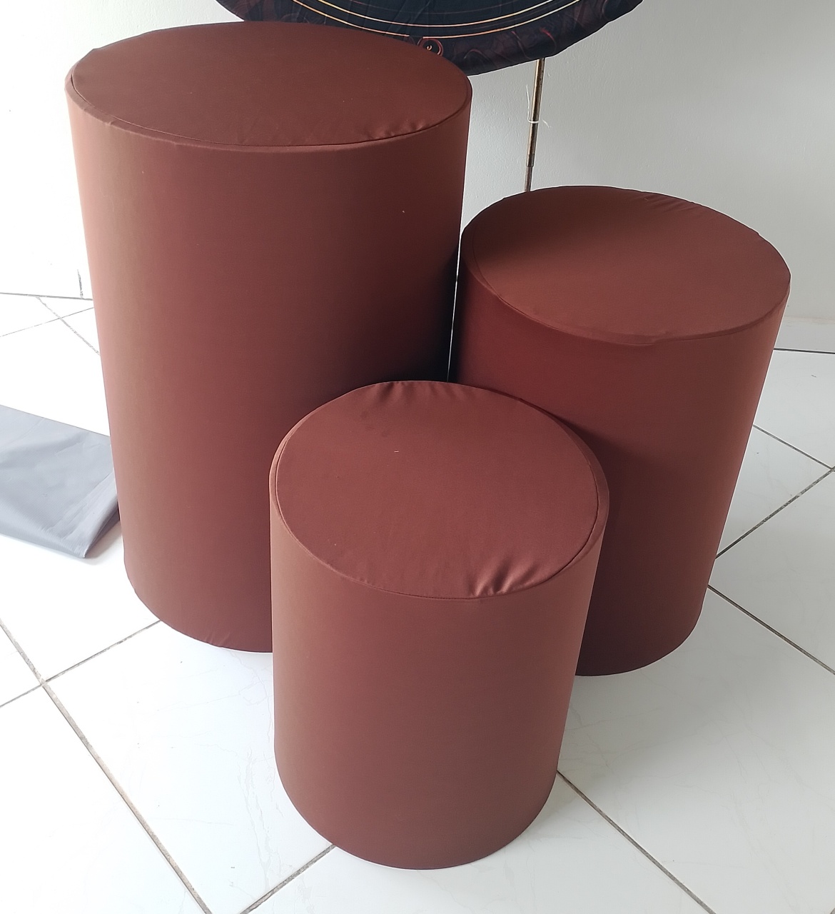 Kit Capas Cilindros Marrom  - Lana Festas 