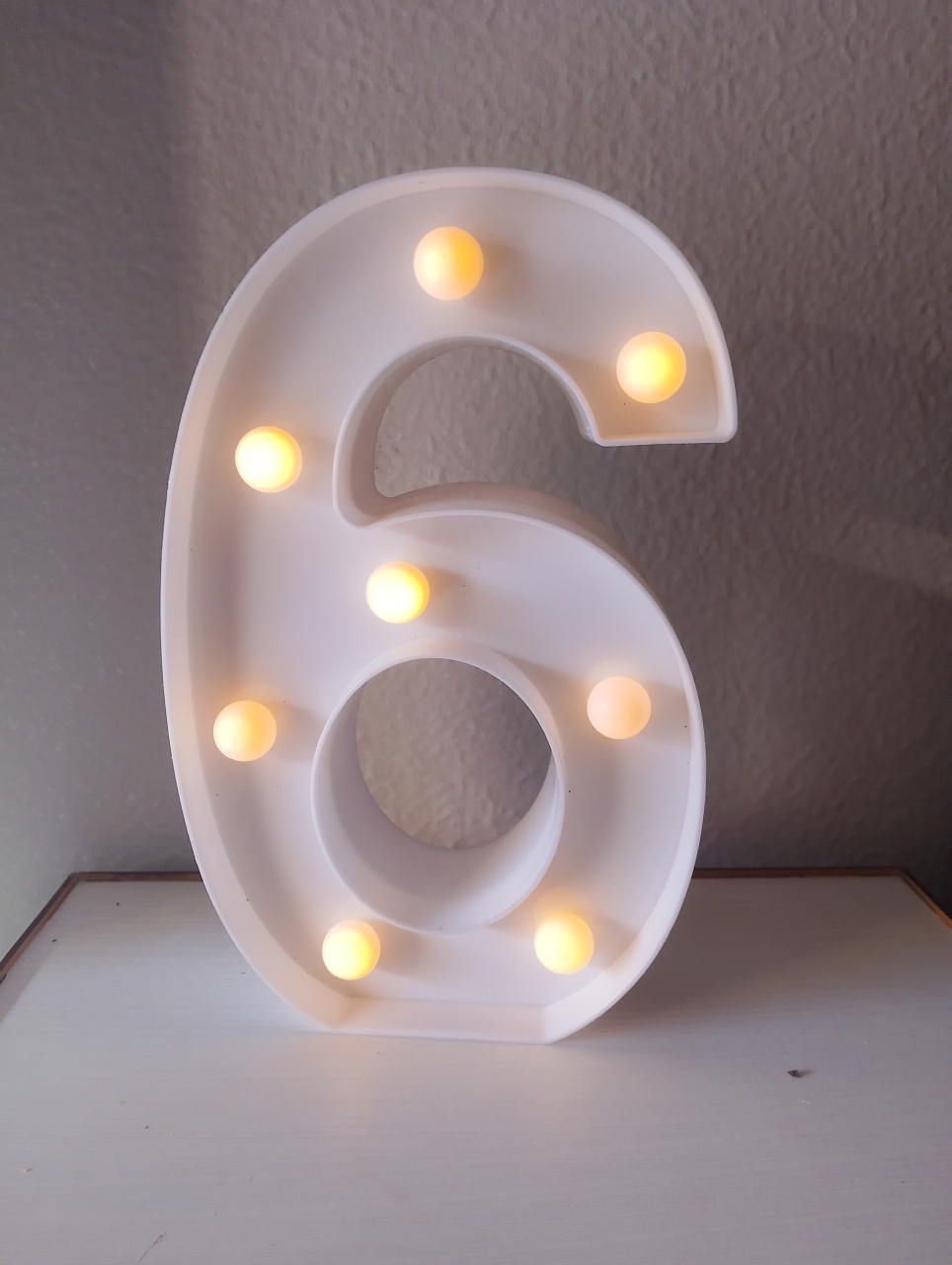 Led Número 6 - Lana Festas 