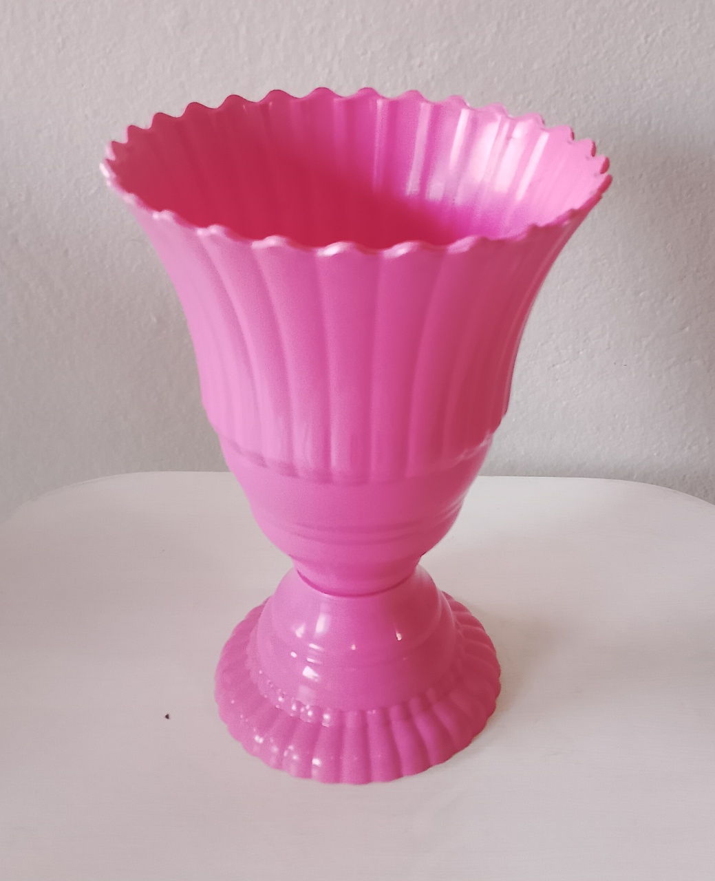 Vaso Rosa Ondinha  - Lana Festas 