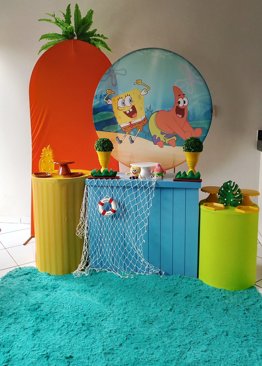 Kit Bob Esponja Prata - Lana Festas 