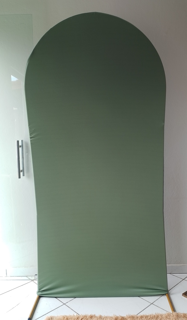 Capa Painel Romano Verde Claro  - Lana Festas 