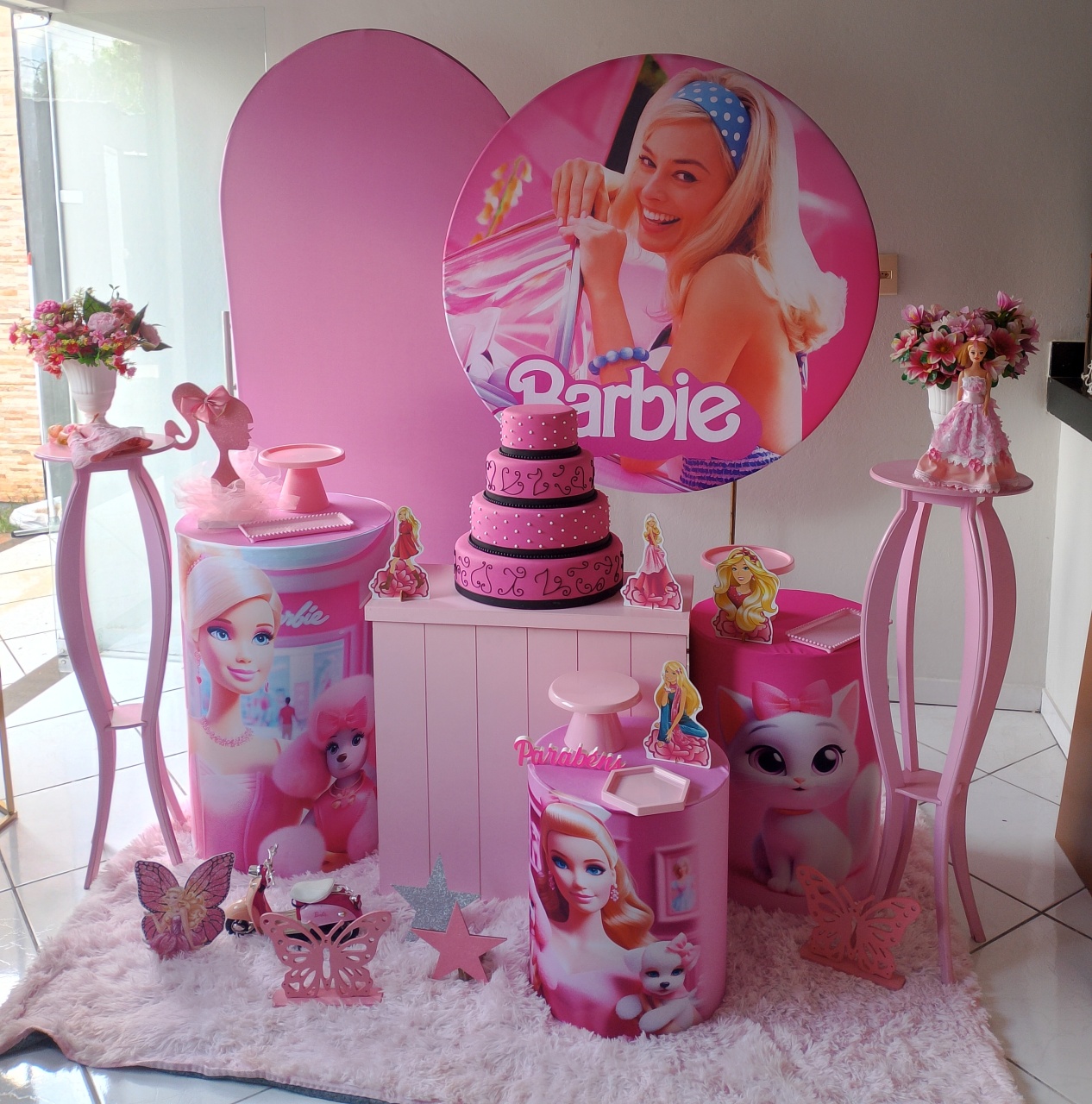 Kit Barbie Ouro Novo - Lana Festas 