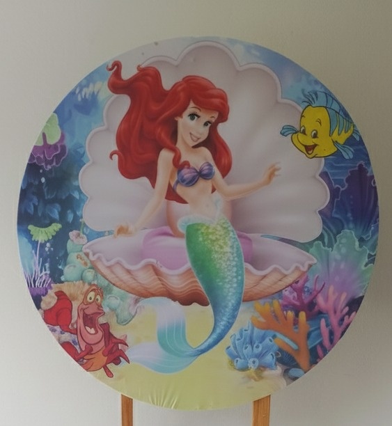 Capa Painel Redondo Ariel - Lana Festas 